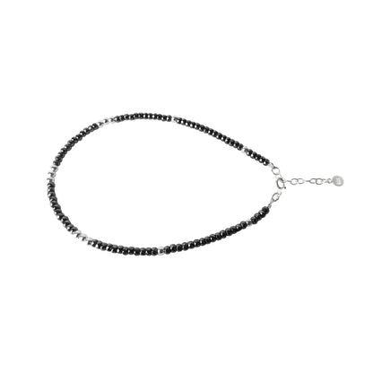 Rock Silver Anklet